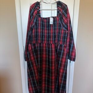 DRAPER AND JAMES PLAID WOMENS DRESS
